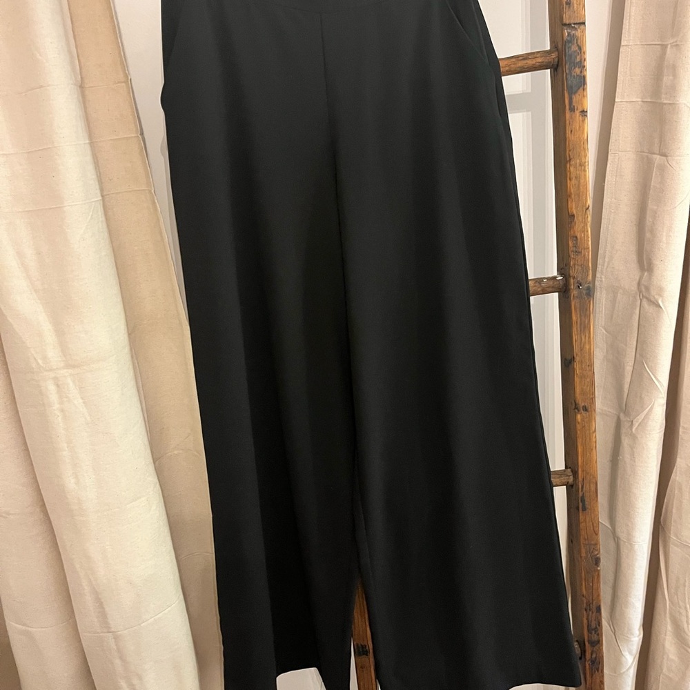 Guess Black Wide-Leg Women's Pants